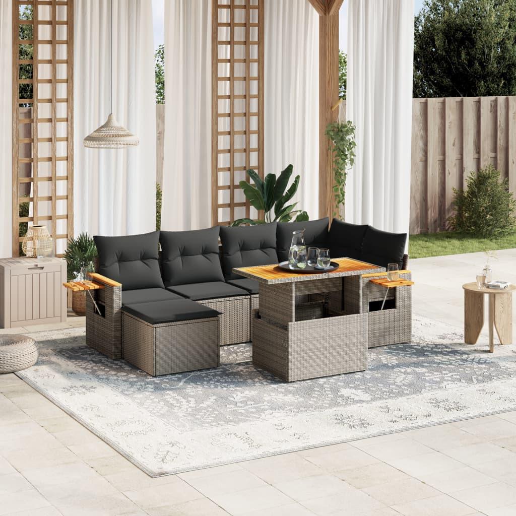 VidaXL Garten sofagarnitur poly-rattan  