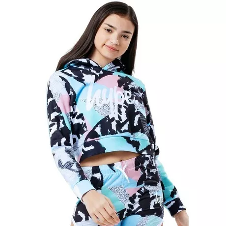 hype  Pastel Hoodie zum Überziehen kurz geschnitten 