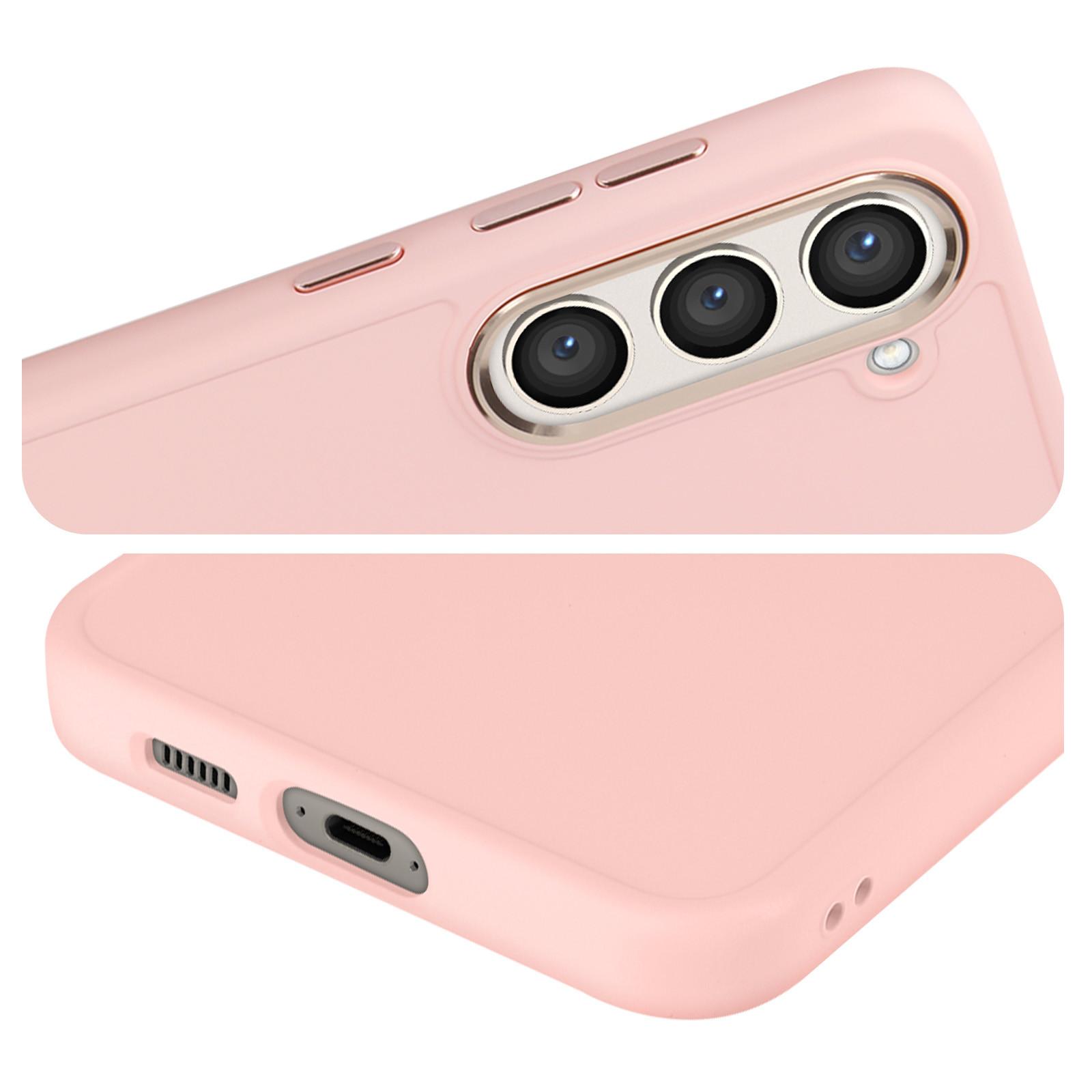 Avizar  Cover Samsung S23 Plus rigida rosa 