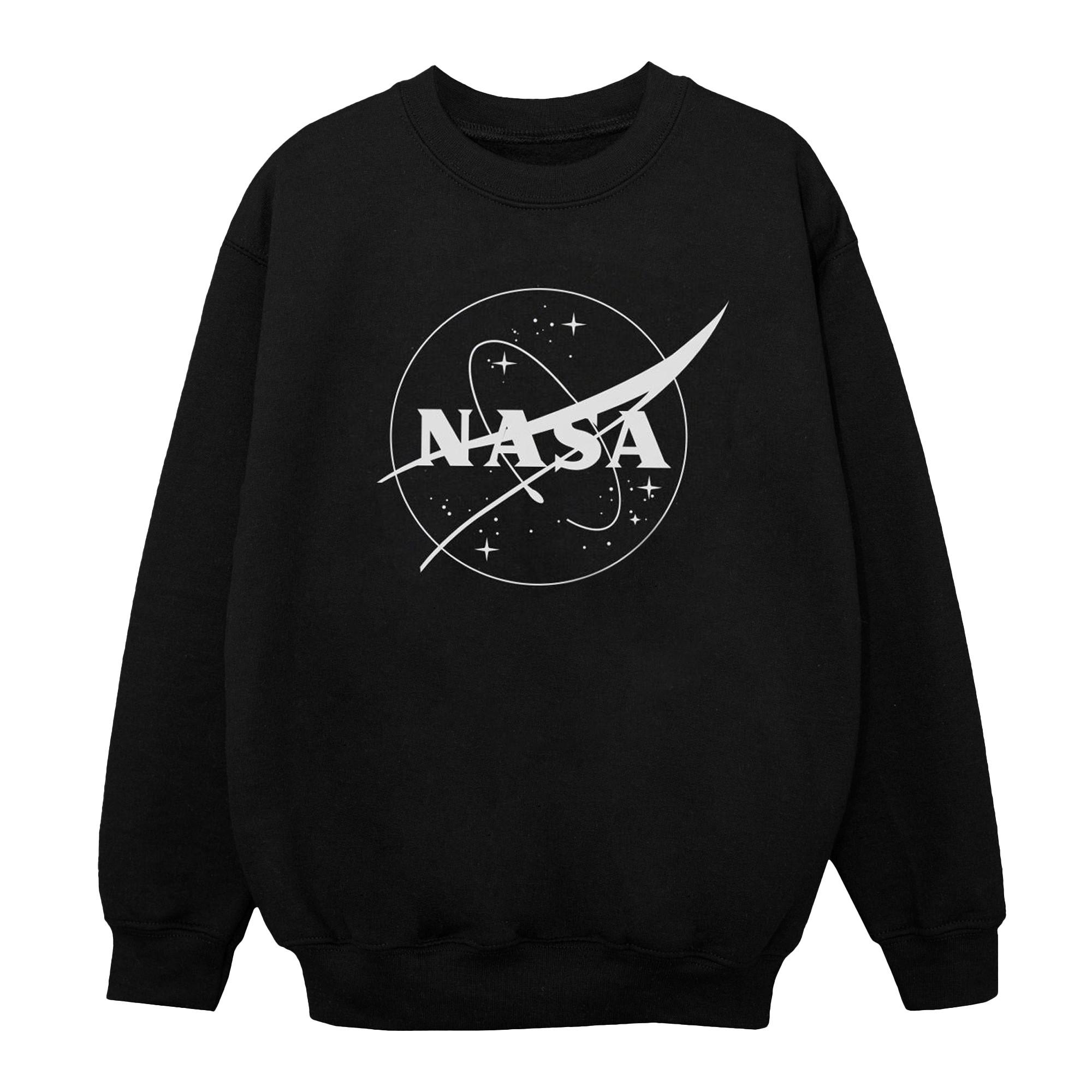 Image of Classic Insignia Logo Monochrome Sweatshirt Jungen Schwarz 152-158