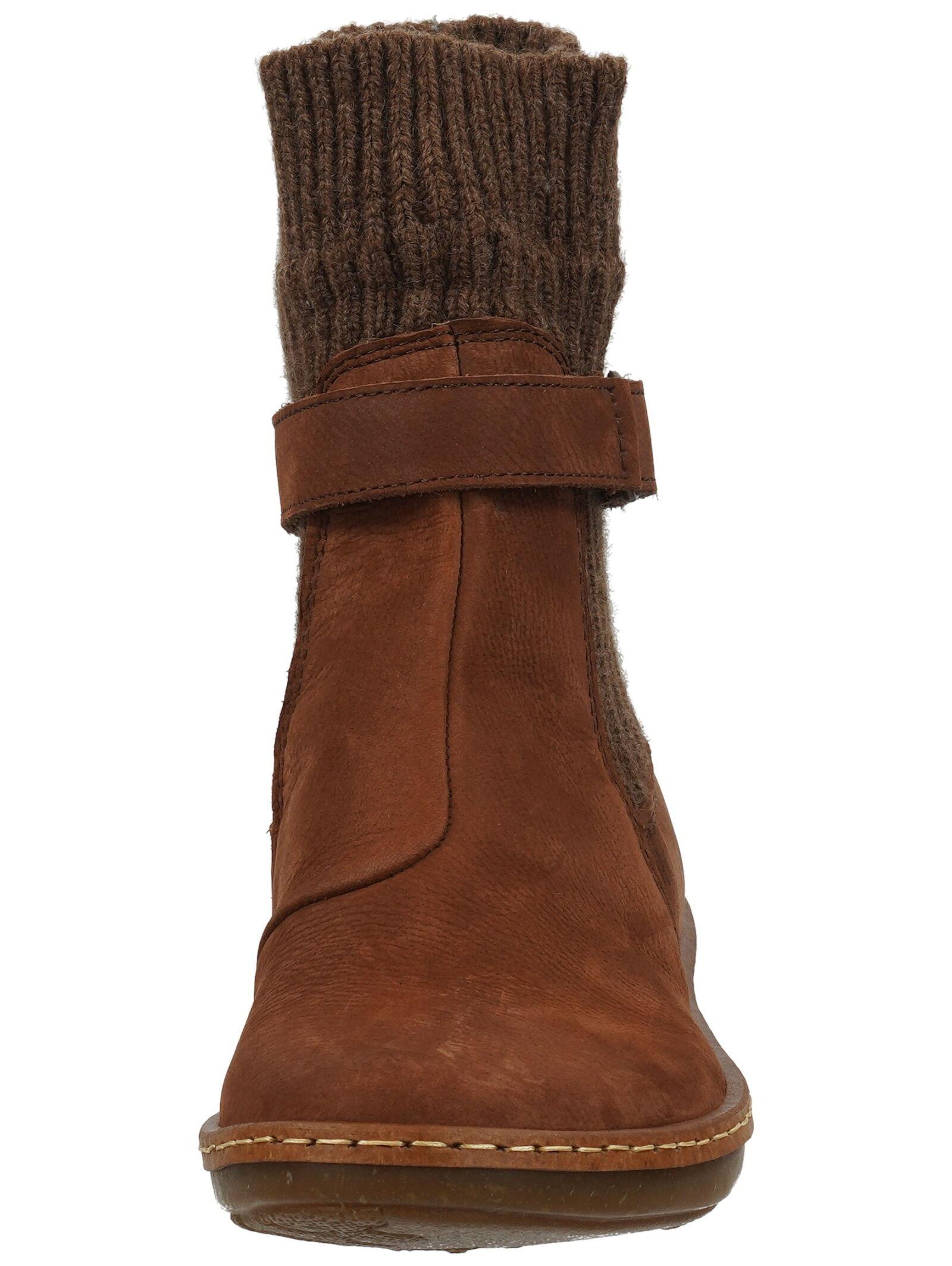 El Naturalista  Bottes N5318 PLEASANT CHOCOLATE/CORAL 