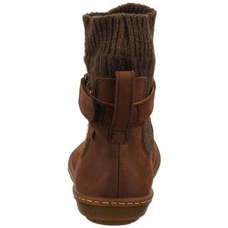 El Naturalista  Bottes N5318 PLEASANT CHOCOLATE/CORAL 