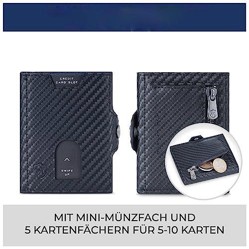 Only-bags.store  Slim Wallet mit Münzfach & RFID-Schutz 