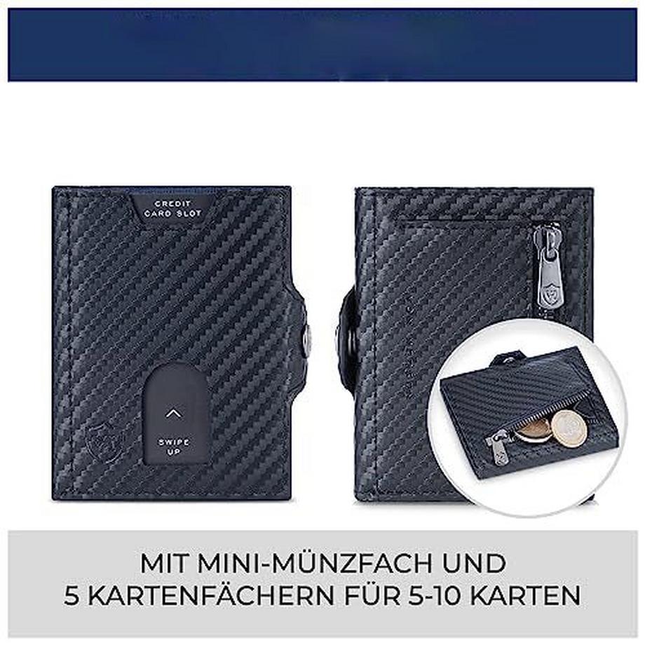 Only-bags.store Schlankes Portemonnaie mit RFID-Schutz  