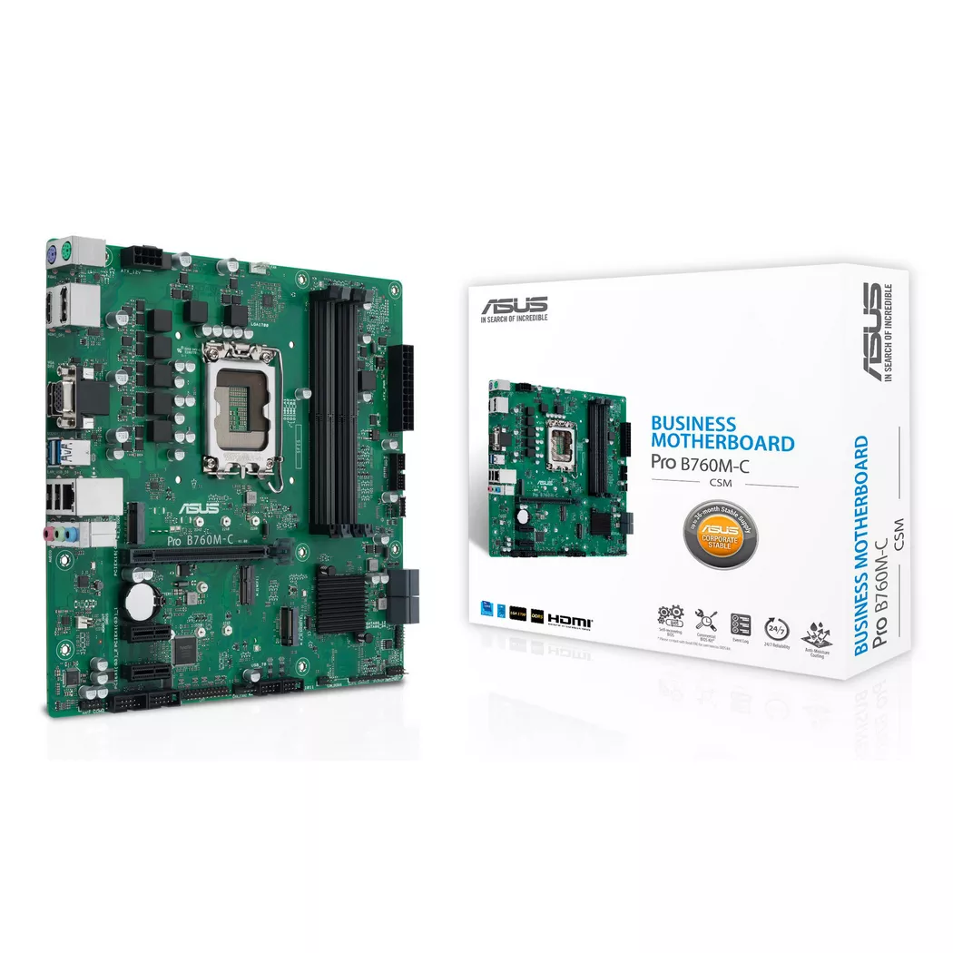 ASUS PRO B760M-C-CSM Intel B760 LGA 1700 micro ATX