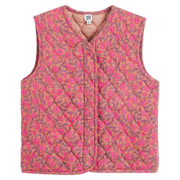 Gilet sans manches en gaze de coton