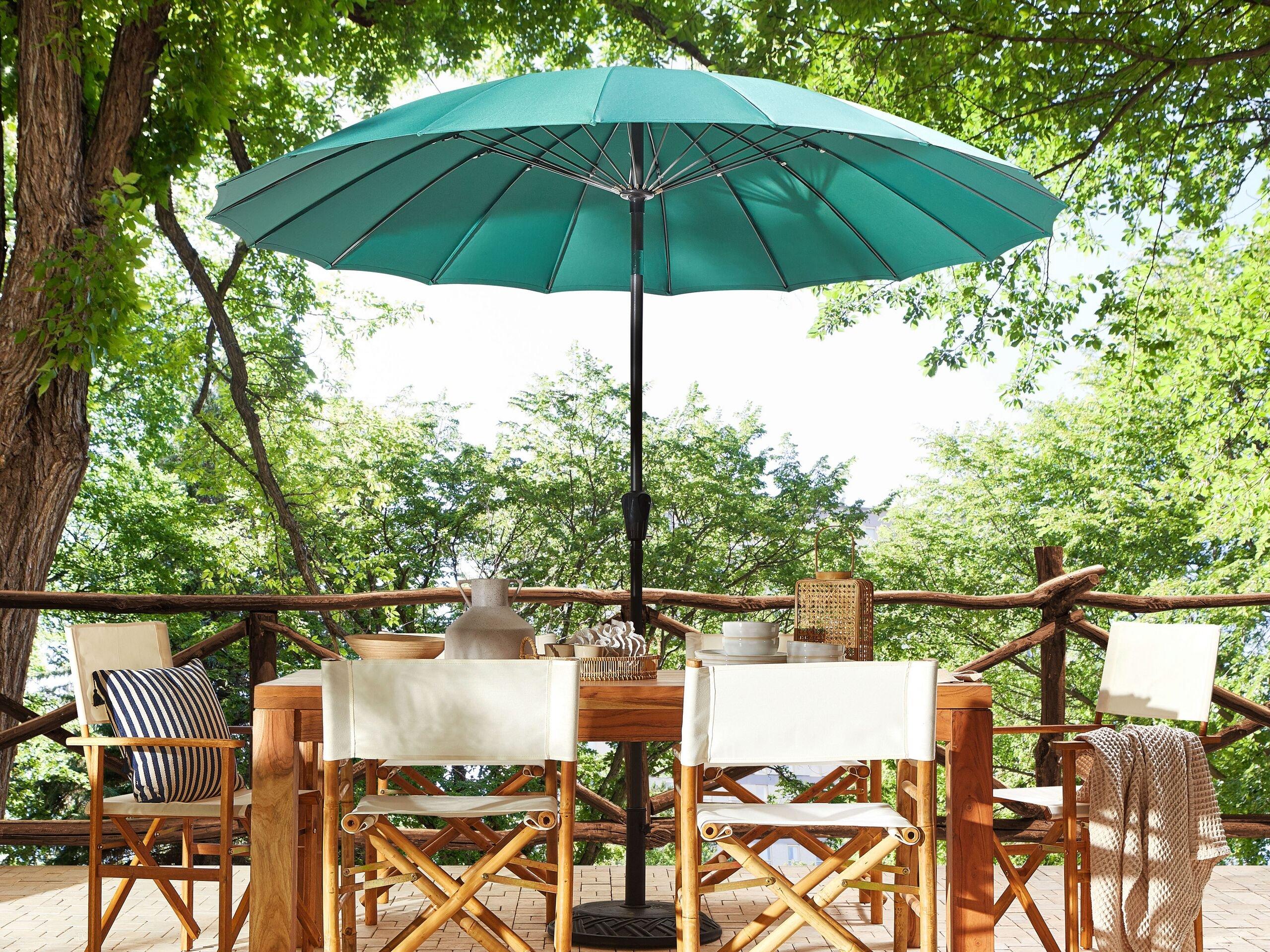 Beliani Marktschirm aus Stoff BAIA  