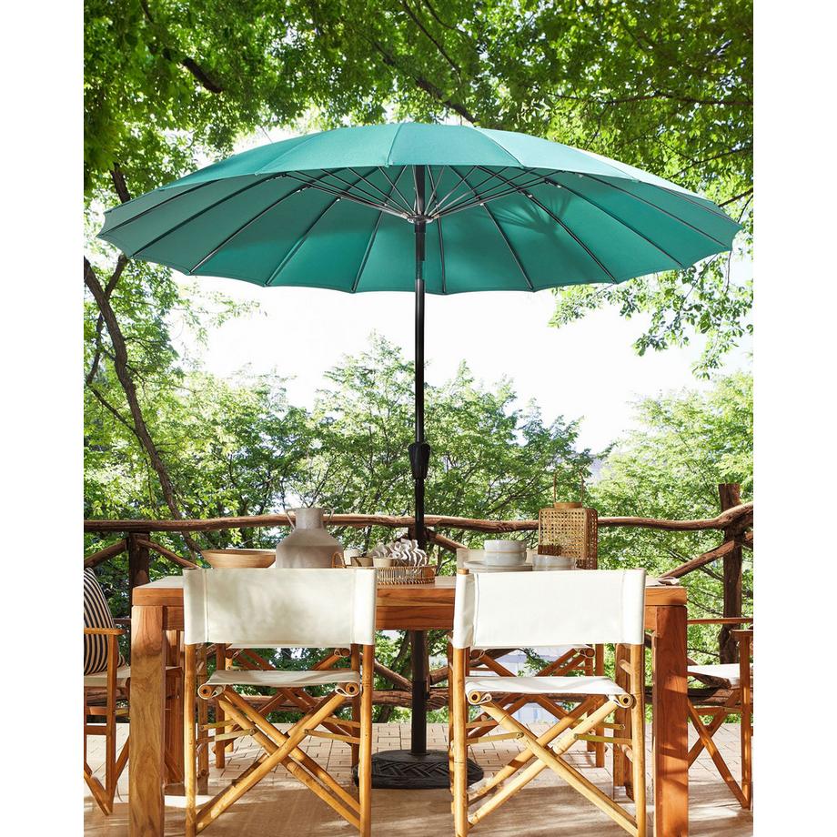 Beliani Marktschirm aus Stoff BAIA  