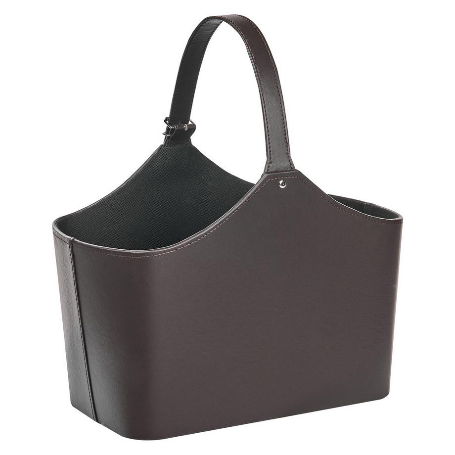 Beliani Korb, Büroaccessoires en Pelle sintetica Classico ELAM  