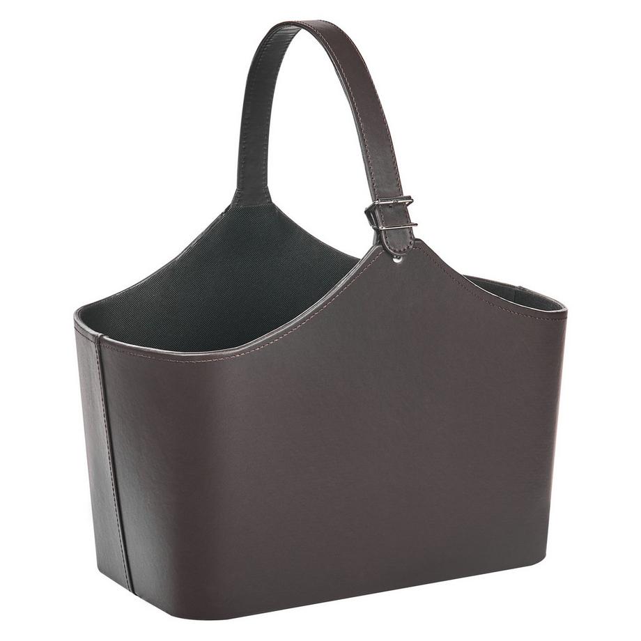 Beliani Korb, Büroaccessoires en Pelle sintetica Classico ELAM  