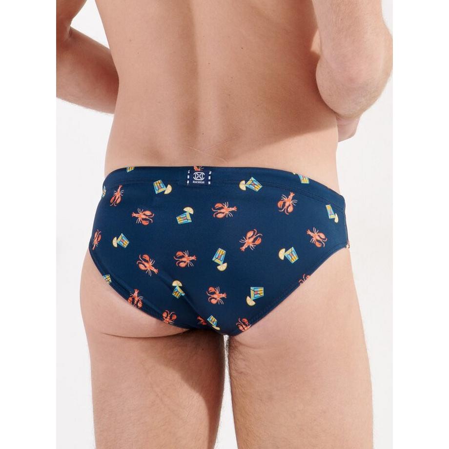 HOM Badeslip Hummer Cocktail Print  