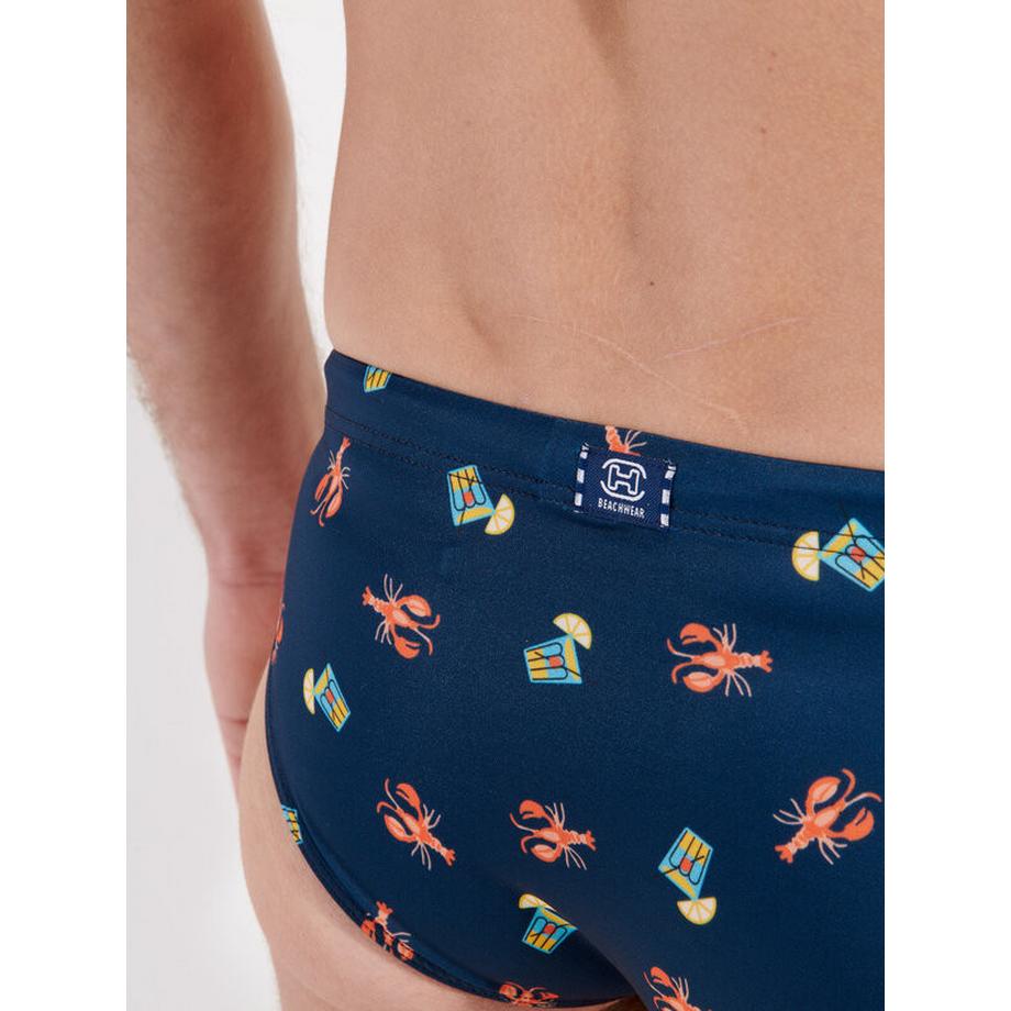 HOM Badeslip Hummer Cocktail Print  