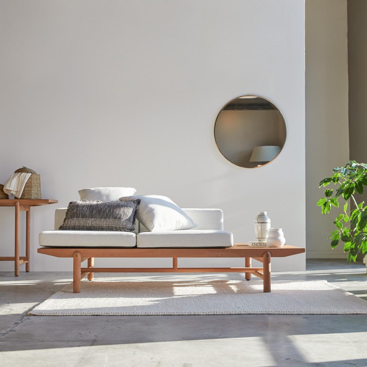 Image of 2-Sitzer-Bank aus massivem Teak Fado 2-Sitzer-Bank aus massivem Teak Fado