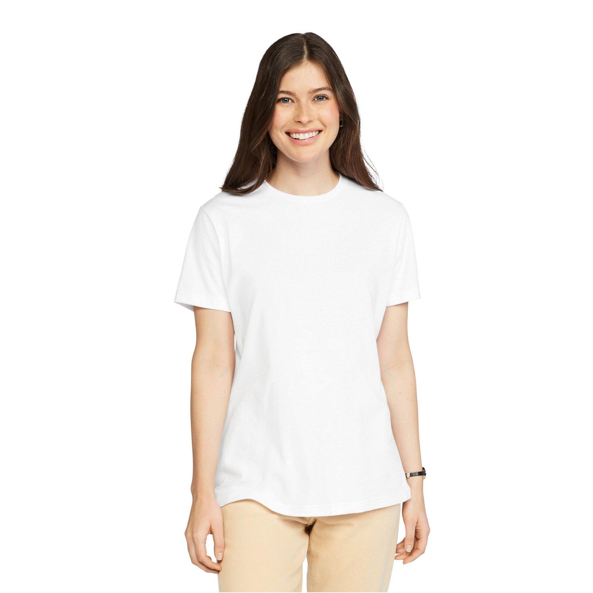 Image of Softstyle Tshirt Damen Weiss L
