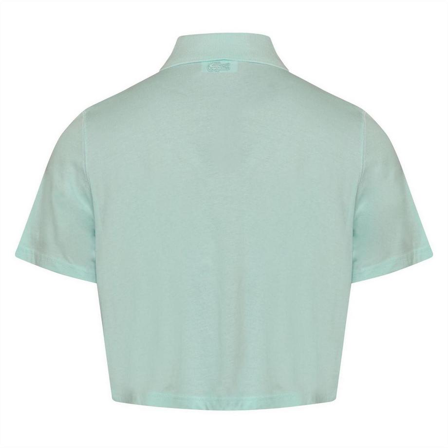 LACOSTE Polo courte à imprimé graphique  