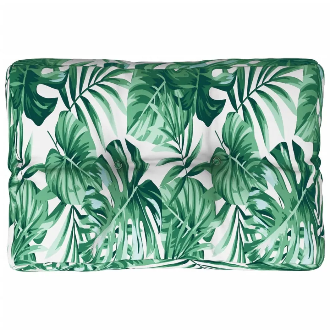 VidaXL - Coussin de palette tissu, One Size, Vert