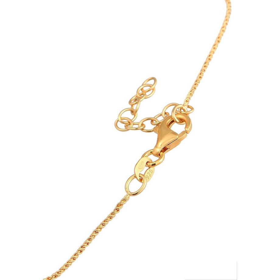 Elli  Bracelet Femmes Pendentif Goutte Avec Rubis Synthétique Rouge 