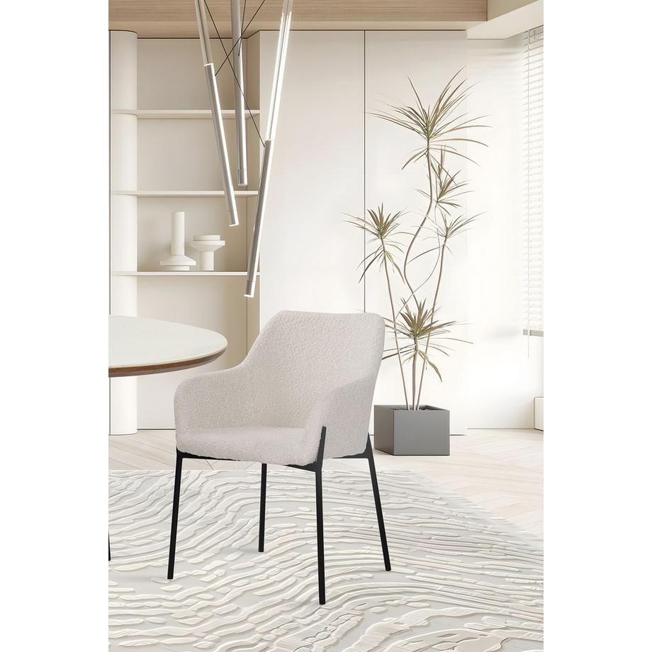 mutoni Poltrona Savona bianca (set di 2)  