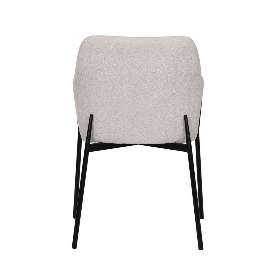 mutoni Poltrona Savona bianca (set di 2)  