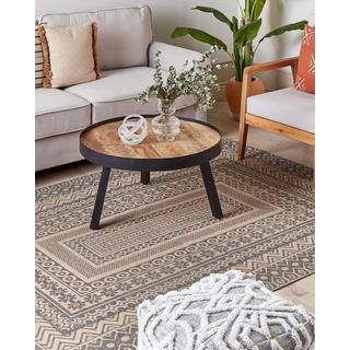 Beliani Tapis en Jute Traditionnel BAGLAR  