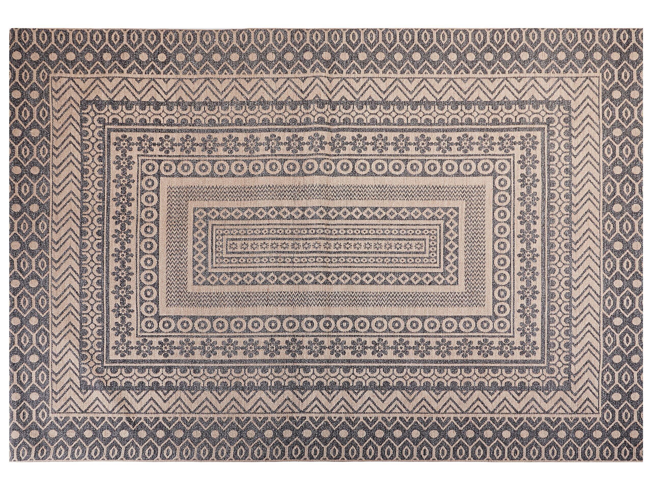 Beliani Tapis en Jute Traditionnel BAGLAR  