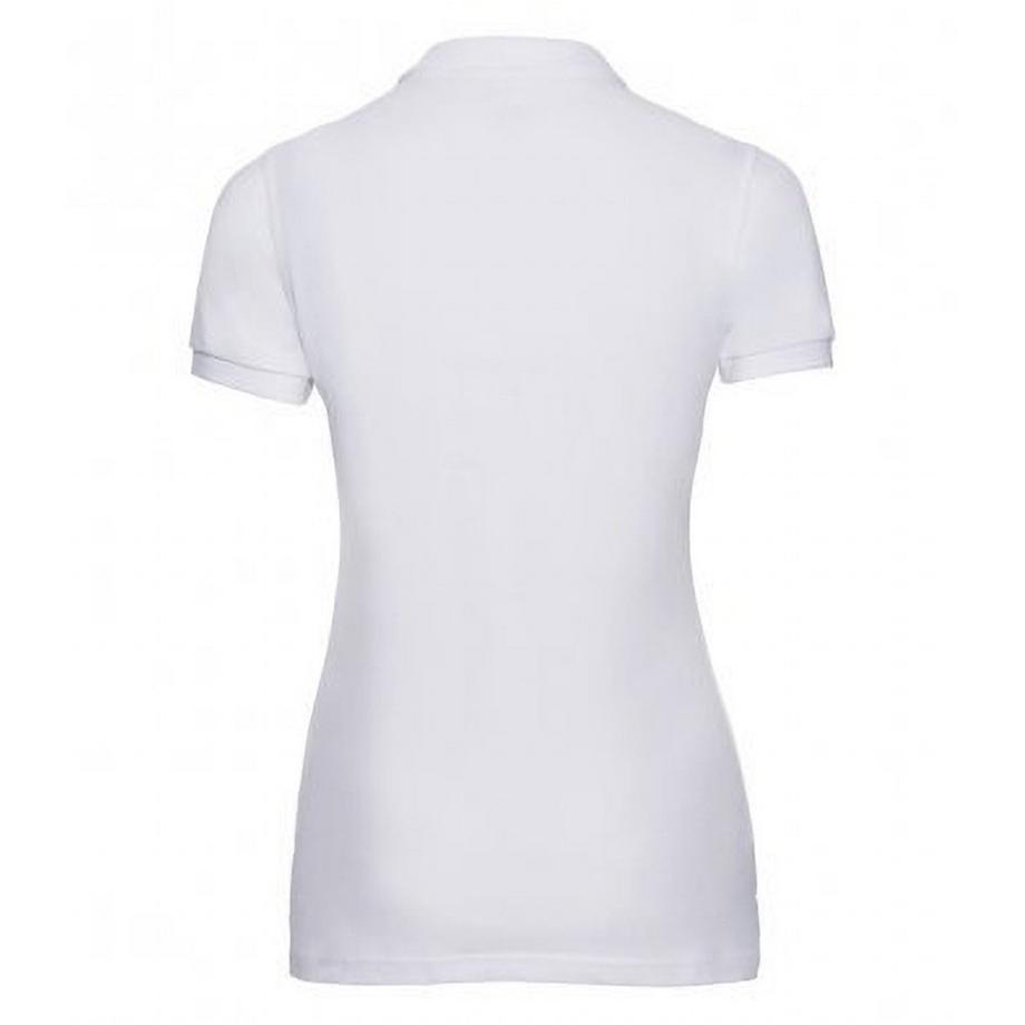 Russell Stretch Kurzarm Polo Shirt  