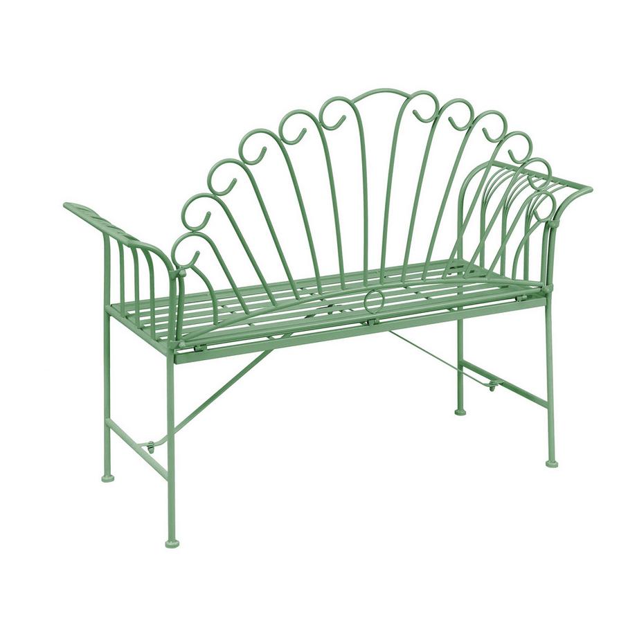 Beliani Banc de jardin en Métal Glamour CAVINIA  