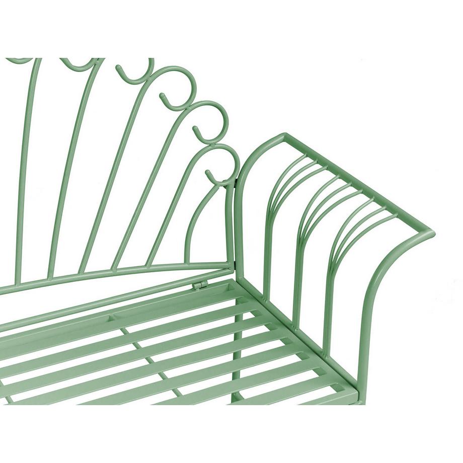 Beliani Banc de jardin en Métal Glamour CAVINIA  