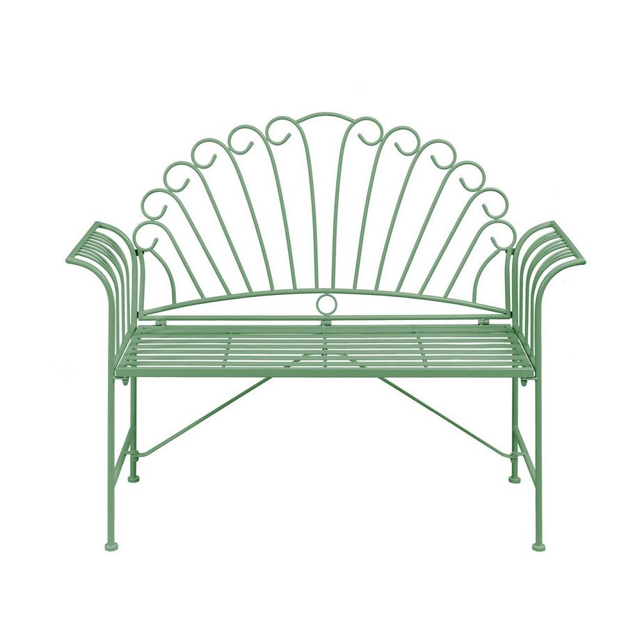 Beliani Banc de jardin en Métal Glamour CAVINIA  