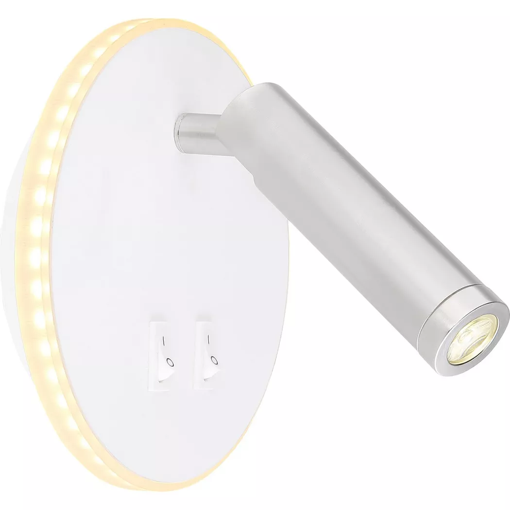 mutoni – Wandleuchte Many Metall weiss LED, One Size, Weiss