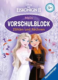 Disney Die Eiskönigin 2 Mein Vorschulblock Zählen und Rechnen - Konzentration, Erstes Rechnen, Rätseln für Kinder ab 5 Jahren - Spielerisches Lernen für Anna und Elsa-Fans ab Vorschule Hahn, Stefanie Gebundene Ausgabe 