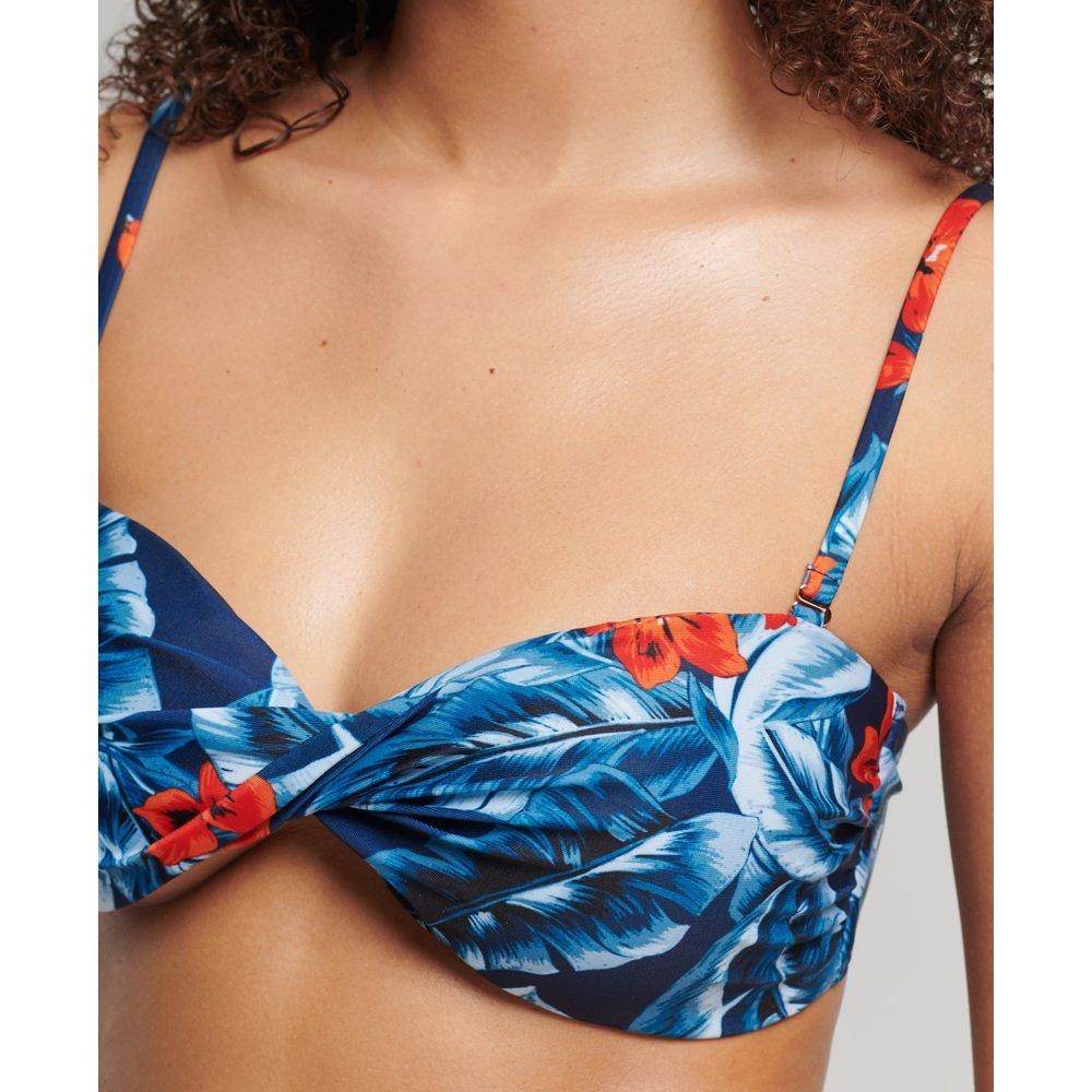 Superdry  haut de maillot de bain bandeau torsadé vintage 