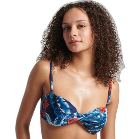 Superdry  haut de maillot de bain bandeau torsadé vintage 