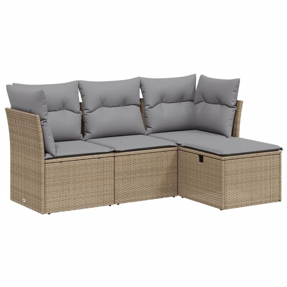 Garten sofagarnitur poly-rattan