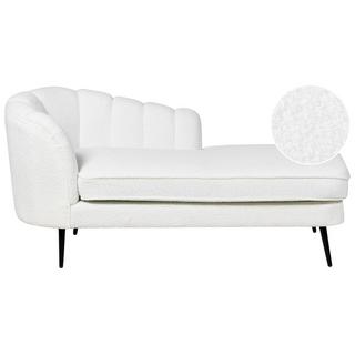 Beliani Chaise longue versione sinistra en Bouclé Glamour ALLIER  