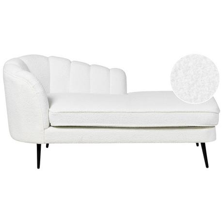 Beliani Chaiselongue aus Bouclé Glamourös ALLIER  