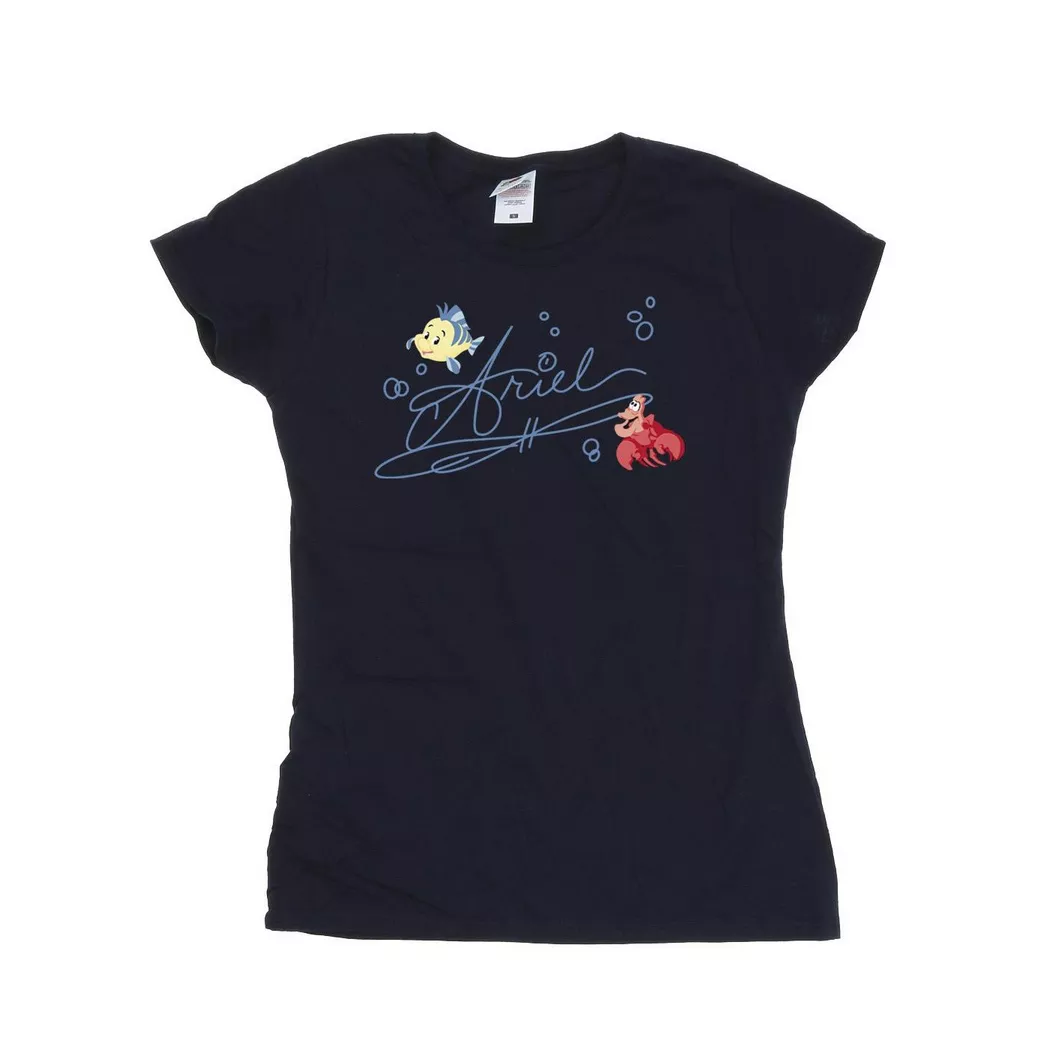 Disney - The Little Mermaid TShirt, für Damen, Marine, Größe M