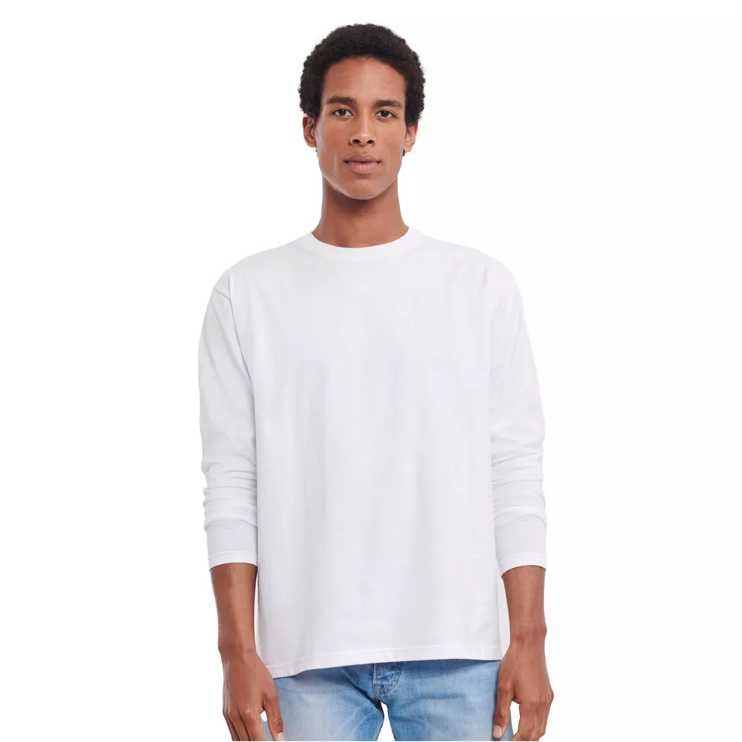 Russell - TShirt Langärmlig, für Damen, Weiss, Größe 4XL