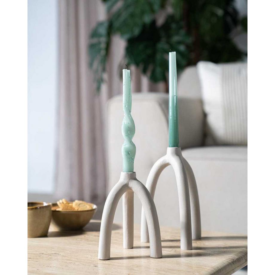 mutoni  Twig small chandelier blanc cassé 