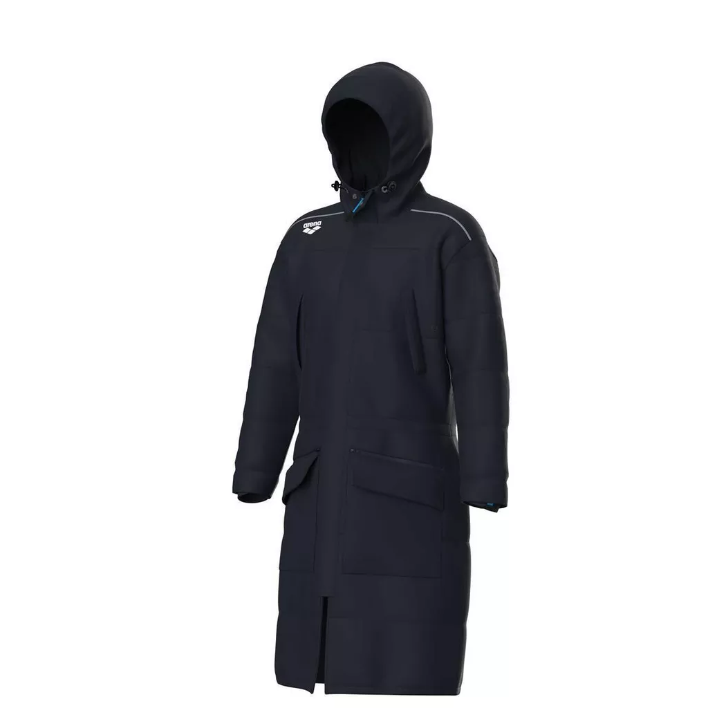 arena - Parka Team Solid, für Damen, Marine, Größe L