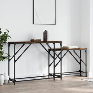 VidaXL Table console gigogne bois d'ingénierie  