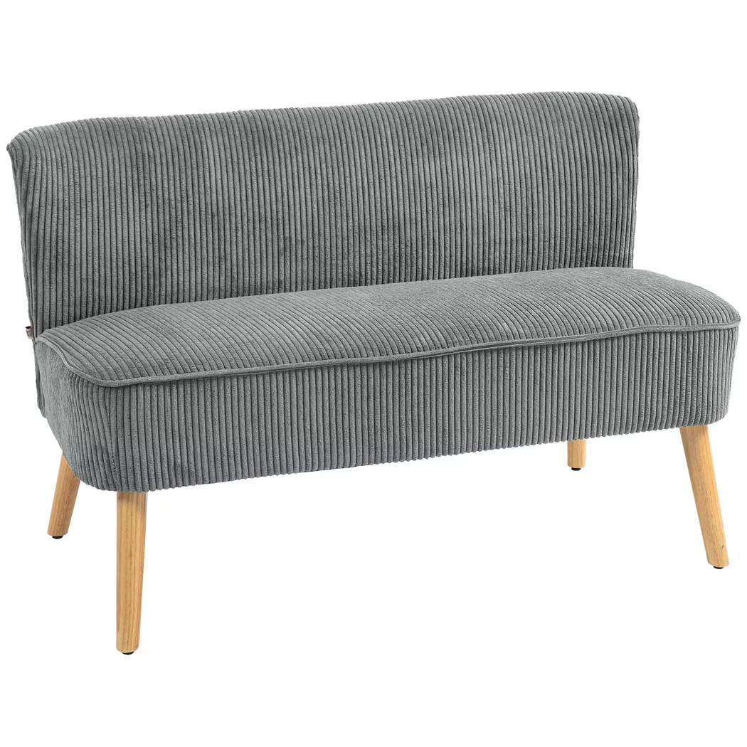 HOMCOM - Sofa, One Size, Grau