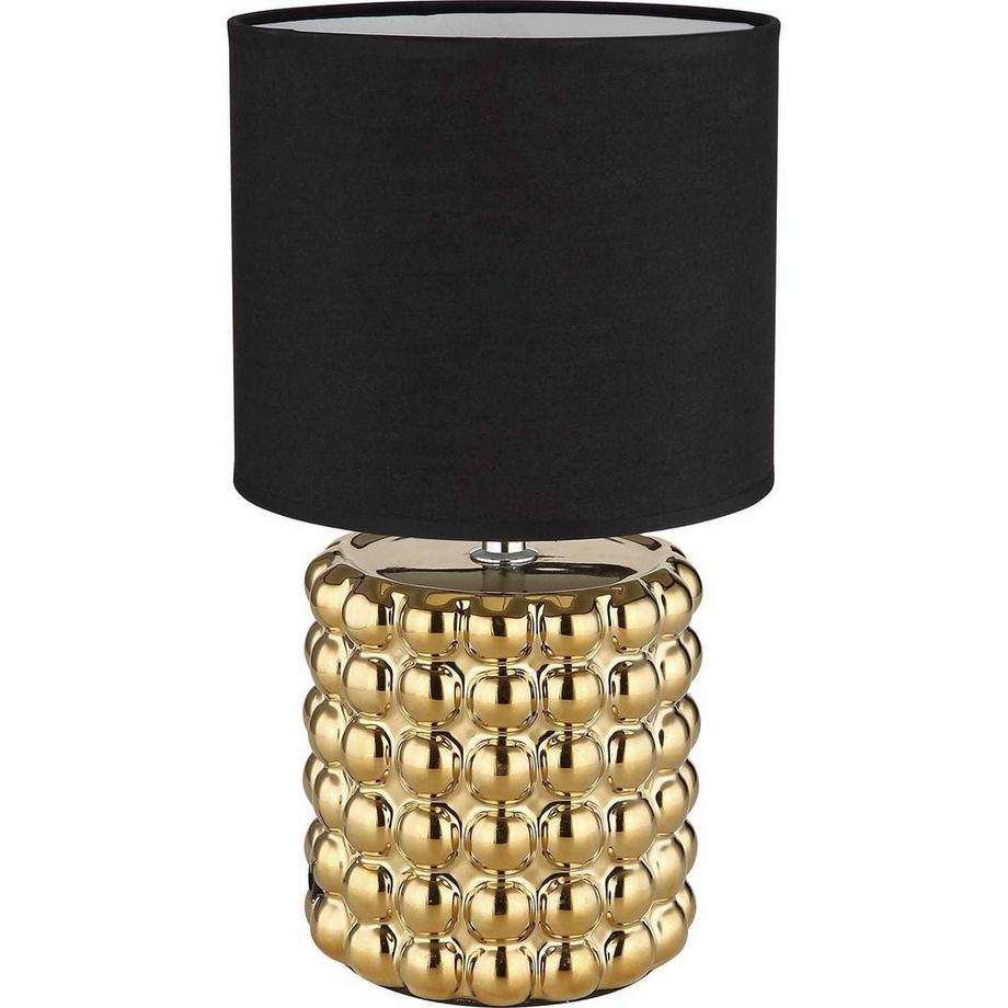 mutoni Lampe à poser Valentino céramique couleur or 1xE14  