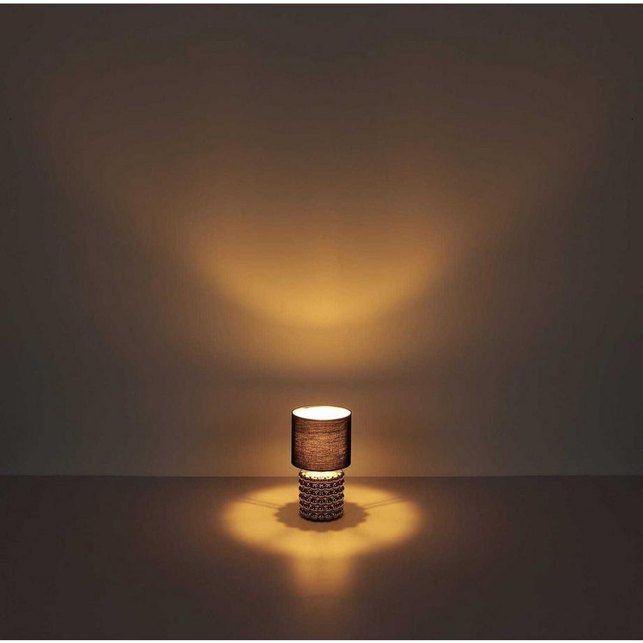 mutoni Lampe à poser Valentino céramique couleur or 1xE14  