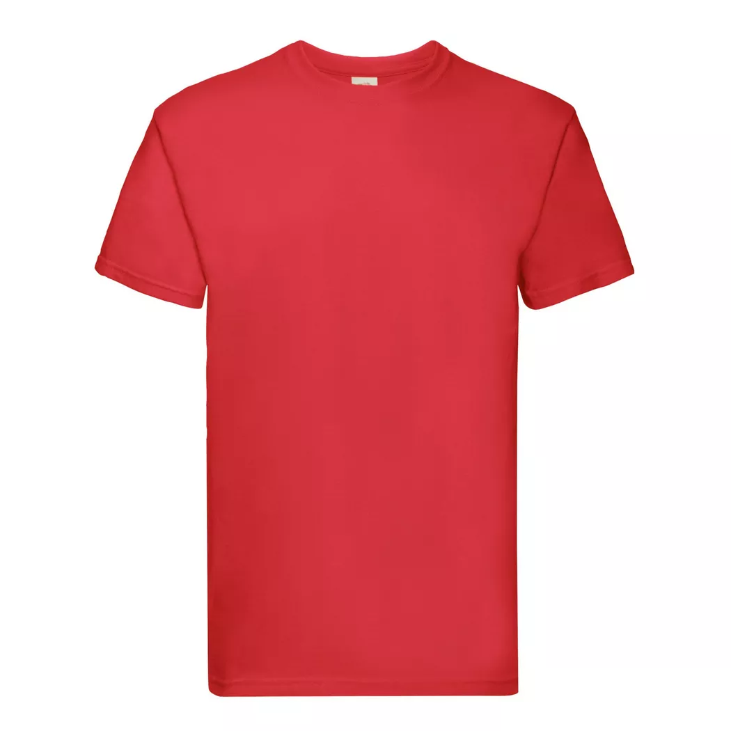Fruit of the Loom - Super Premium TShirt, für Herren, Rot Bunt, Größe XL