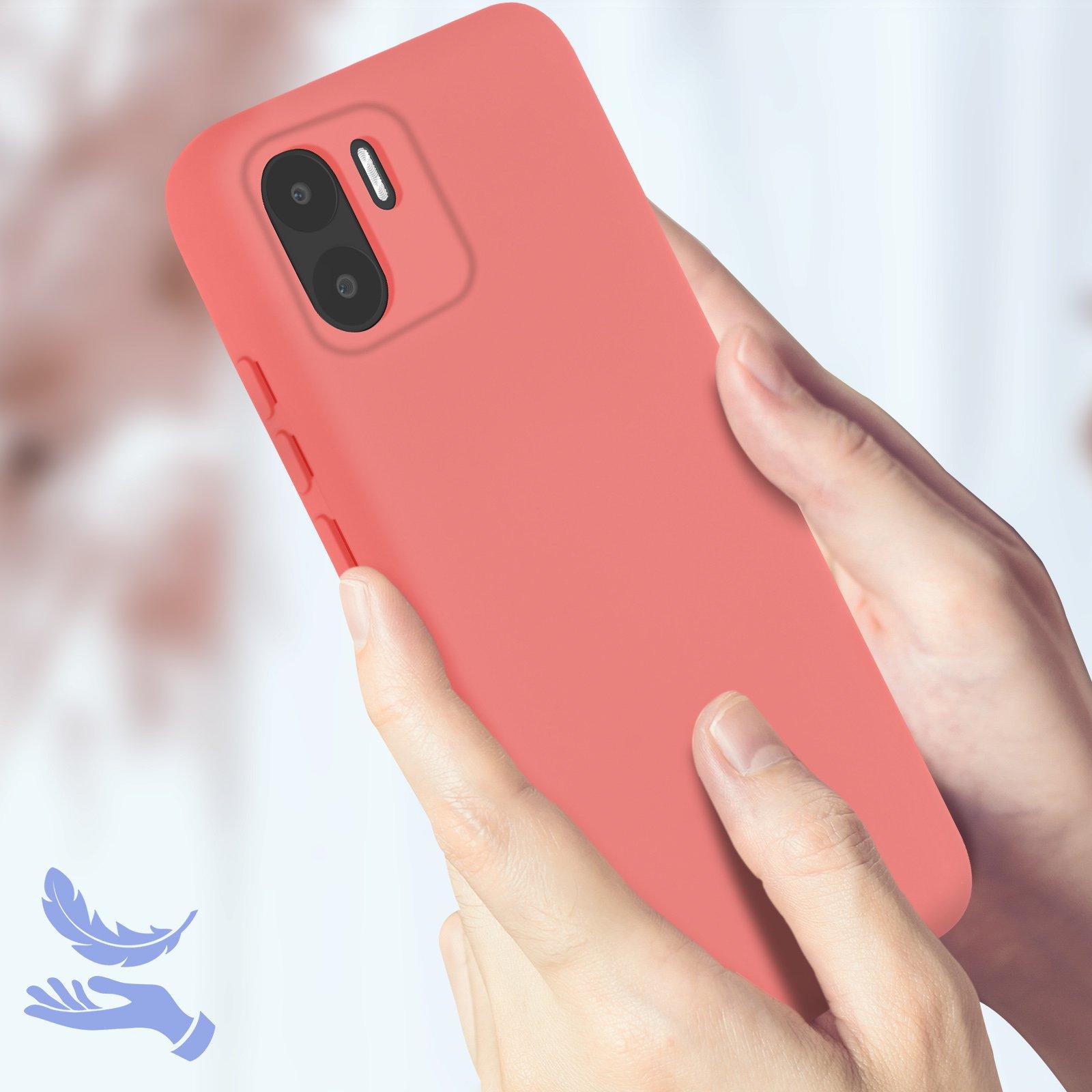 Avizar  Coque Xiaomi Redmi A1 et A2 Douce Rose 