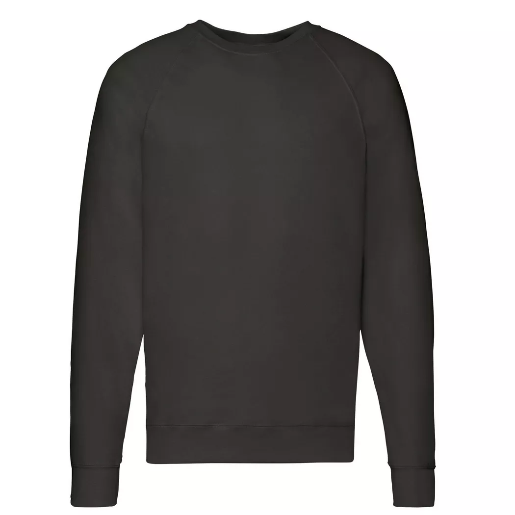 Fruit of the Loom - Sweatshirt Raglanärmel, für Damen, Schwarz, Größe XL