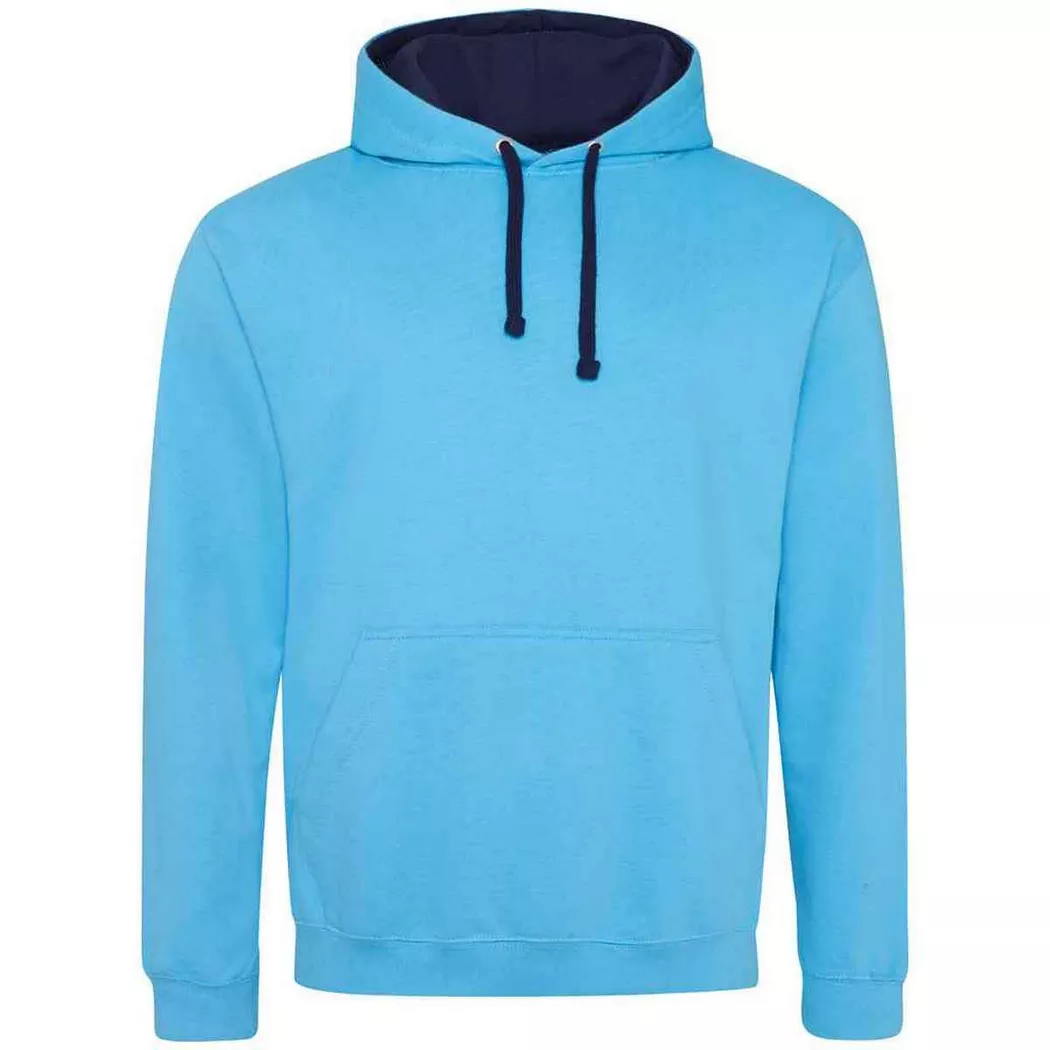 AWDis - Varsity Kapuzenpullover, für Damen, Hellblau, Größe XL