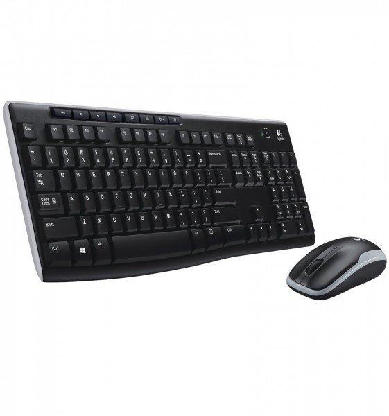 Logitech  Wireless Combo MK270 tastiera Mouse incluso USB AZERTY Francese Nero 