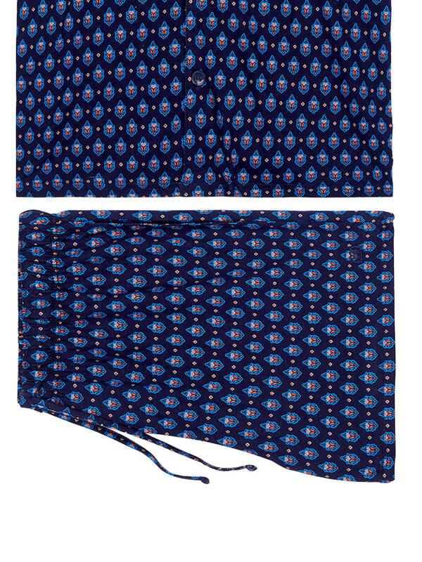 HOM Frioul Pigiama Maniche Corte Set  